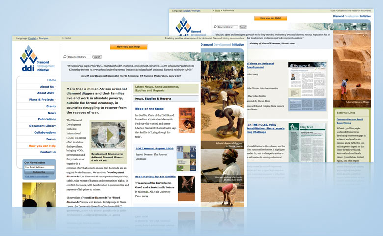 Diamond Development Initiative website